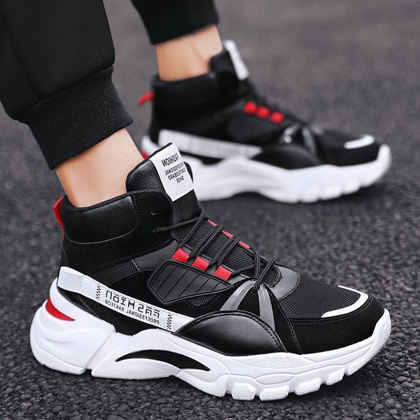 high sports shoes men's autumn running shoe mens casual old trendy black white red basketball size 38-45
high sports shoes men's autumn running shoe mens casual old trendy black white red basketball size 38-45