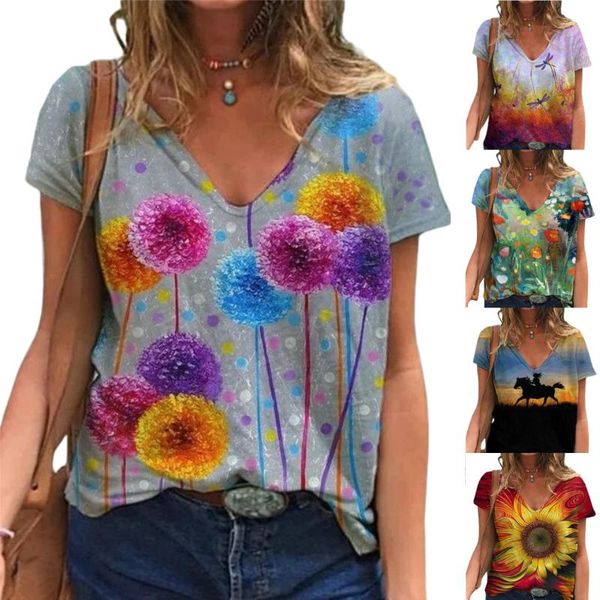 women's t-shirt kuelawear print v-neck loose short sleeve womens fashion ladies casual cotton pullover shirts plus size s-5xl, White
women's t-shirt kuelawear print v-neck loose short sleeve womens fashion ladies casual cotton pullover shirts plus size s-5xl, White
