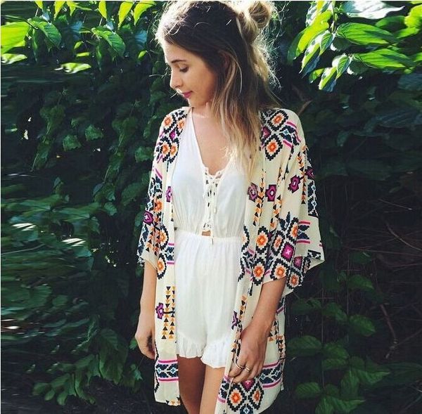 summer shirt new chiffon beach blouse beach skirt dresses diamond check print sunscreen cardigan kimono, White
summer shirt new chiffon beach blouse beach skirt dresses diamond check print sunscreen cardigan kimono, White