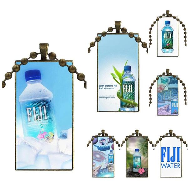 bottle fiji water for fashion necklace handmade rectangle shape choker jewelry multi designs pendant necklaces, Silver
bottle fiji water for fashion necklace handmade rectangle shape choker jewelry multi designs pendant necklaces, Silver