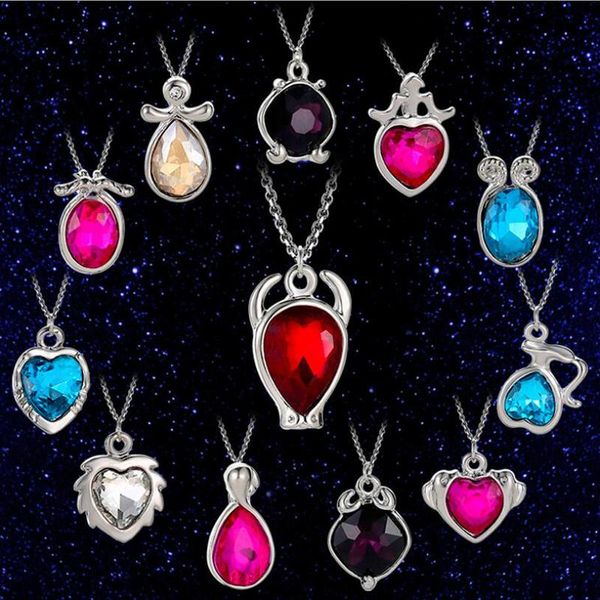 pendant necklaces 12 constellations necklace zodiac signs austrian crystal jewelry birthday gift for girls bijoux femme, Silver
pendant necklaces 12 constellations necklace zodiac signs austrian crystal jewelry birthday gift for girls bijoux femme, Silver