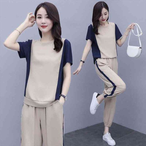 summer tracksuit women sports two-piece suit short sleeve and plus size 4xl 2 piece sets womens outfits y108, White
summer tracksuit women sports two-piece suit short sleeve and plus size 4xl 2 piece sets womens outfits y108, White