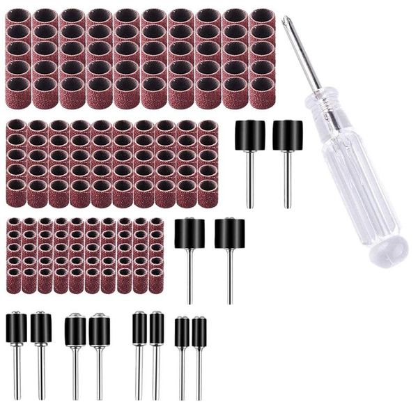 sanders 163 pcs sanding drum kit with screwdriver and box including 150 pieces sander sleeves 12 mandrels
sanders 163 pcs sanding drum kit with screwdriver and box including 150 pieces sander sleeves 12 mandrels