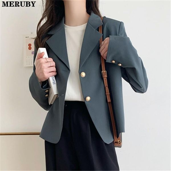 women's suits & blazers meruby stylish single-breasted suit blazer women notched collar full sleeve loose female jackets ladies outwea, White;black
women's suits & blazers meruby stylish single-breasted suit blazer women notched collar full sleeve loose female jackets ladies outwea, White;black
