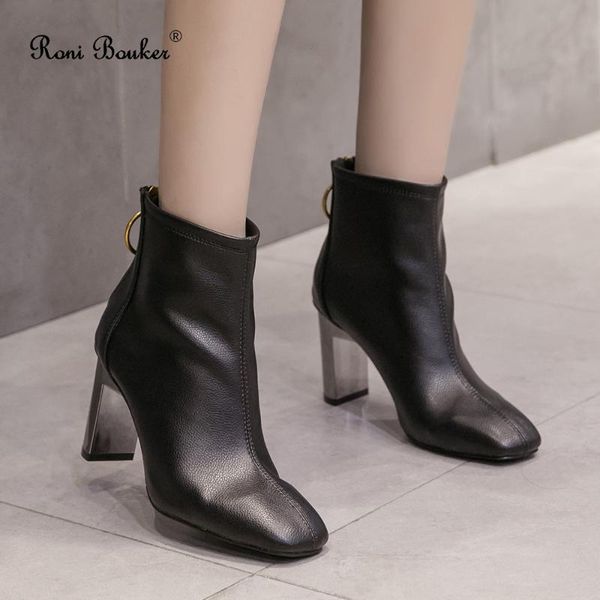 boots roni bouker autumn winter high heels square toe ankle for women fashion black leather shoes woman zip motorcycle booties
boots roni bouker autumn winter high heels square toe ankle for women fashion black leather shoes woman zip motorcycle booties