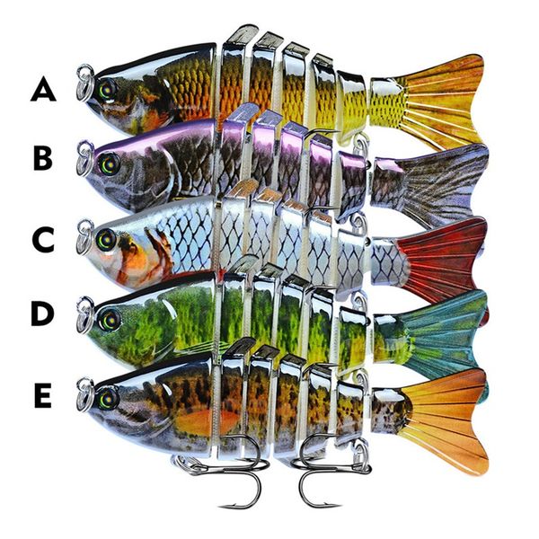 5pcs/lot multi-section fish hard baits & lures 15 color mixed 10cm 15.5g 6# hook fishing hooks pesca fishing tackle accessories 1015 z2
5pcs/lot multi-section fish hard baits & lures 15 color mixed 10cm 15.5g 6# hook fishing hooks pesca fishing tackle accessories 1015 z2