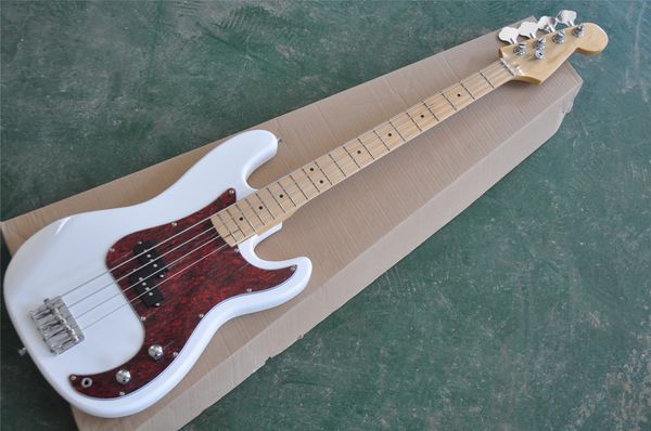 factory custom 4-strings white electric bass guitar with red pearl pickguard,chrome hardware,maple fretboard,provide customized services
factory custom 4-strings white electric bass guitar with red pearl pickguard,chrome hardware,maple fretboard,provide customized services