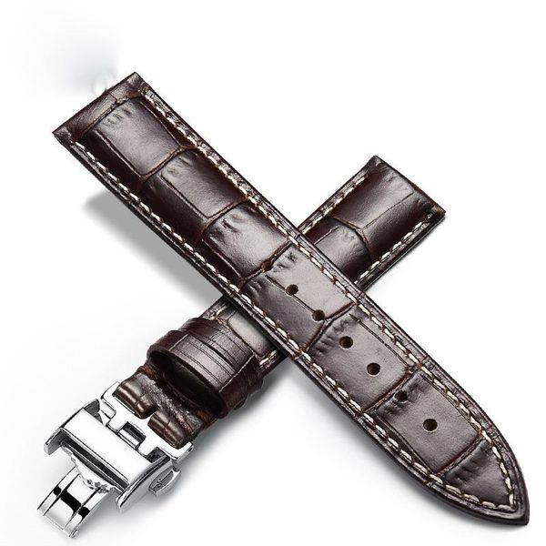 watch bands italian leather strap men's and women's waterproof calfskin butterfly buckle accessories 7-1, Black;brown
watch bands italian leather strap men's and women's waterproof calfskin butterfly buckle accessories 7-1, Black;brown