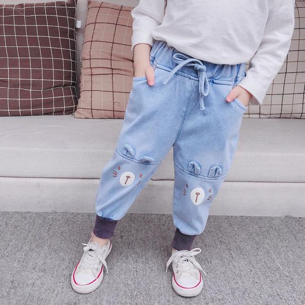 baby girls denim pants cartoon bear kids jeans trousers clothes children's for fall winter 1-7y, Blue
baby girls denim pants cartoon bear kids jeans trousers clothes children's for fall winter 1-7y, Blue