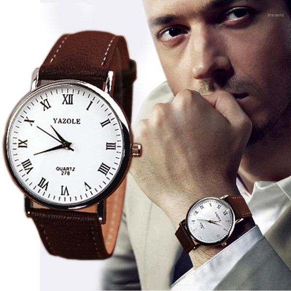 luxury men watches fashion brown leather strap mens quartz wrist watch casual business male clock relogio feminino dropship /d wristwatches, Slivery;brown
luxury men watches fashion brown leather strap mens quartz wrist watch casual business male clock relogio feminino dropship /d wristwatches, Slivery;brown