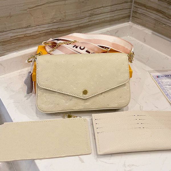 3ps crossbody bag women shoulder bags plain wallet embossed cowhide relief letter card holder high quality
3ps crossbody bag women shoulder bags plain wallet embossed cowhide relief letter card holder high quality