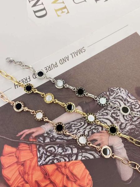 korean version of the red temperament roman digital titanium steel bracelet, female forest design, hand string, sweet girl jewelry, Black
korean version of the red temperament roman digital titanium steel bracelet, female forest design, hand string, sweet girl jewelry, Black