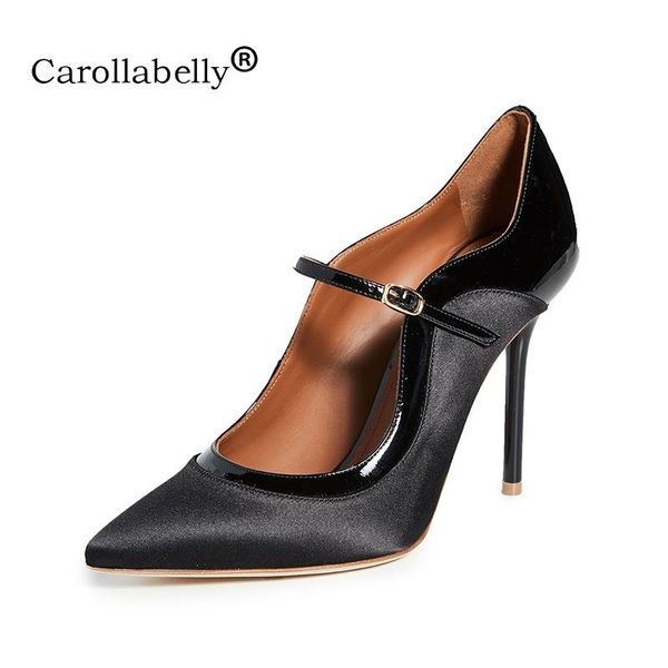 dress shoes carollabelly stain leather patchwork black pointy toe high heels pumps women buckle decorated stilettos ladies party
dress shoes carollabelly stain leather patchwork black pointy toe high heels pumps women buckle decorated stilettos ladies party