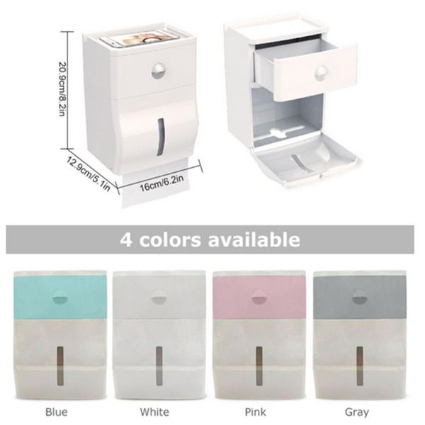 tissue boxes & napkins punch-toilet paper holder shelf box waterproof bathroom storage
tissue boxes & napkins punch-toilet paper holder shelf box waterproof bathroom storage