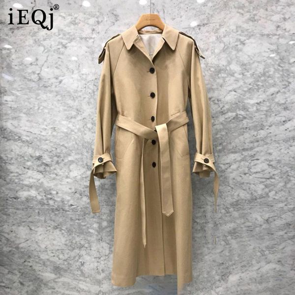 women's trench coats ieqj women korean style mid-length coat with flared sleeves lapel loose windbreaker fashion spring autumn 2021 3f1, Tan;black
women's trench coats ieqj women korean style mid-length coat with flared sleeves lapel loose windbreaker fashion spring autumn 2021 3f1, Tan;black