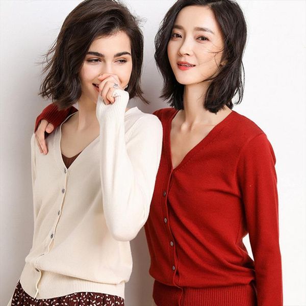 plus size slim casual women sweater fashion solid long sleeve v neck autumn cardigans simple single breasted knitted, White;black
plus size slim casual women sweater fashion solid long sleeve v neck autumn cardigans simple single breasted knitted, White;black