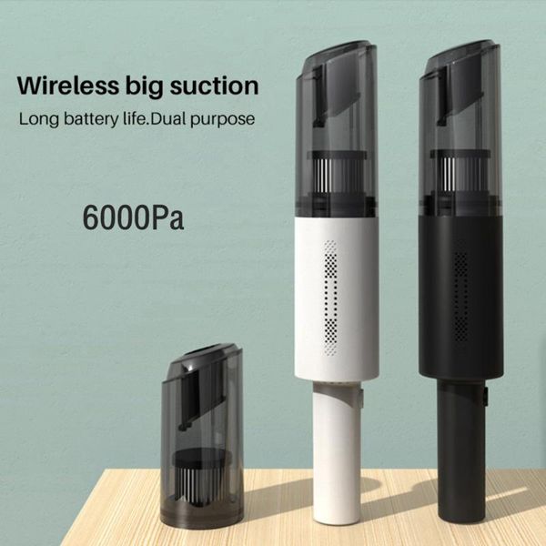 car vacuum cleaner wireless 6000pa 120w home handheld household dual-use duster usb charging
car vacuum cleaner wireless 6000pa 120w home handheld household dual-use duster usb charging