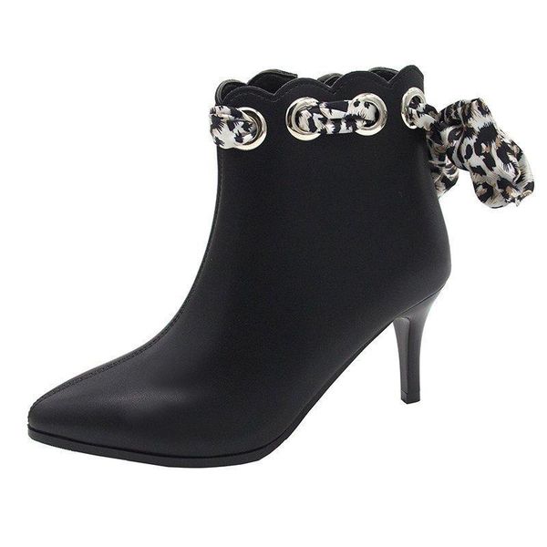 boots elegant ladies fashion pointed toe high heels 2021 winter bow-knot women's ankle women plus velvet warm short, Black
boots elegant ladies fashion pointed toe high heels 2021 winter bow-knot women's ankle women plus velvet warm short, Black