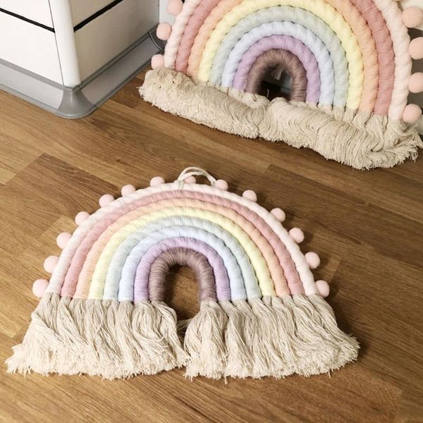nordic woven 8 lines rainbow tapestry wall hanging living room bedroom color pendant decoration home decorative objects & figurines
nordic woven 8 lines rainbow tapestry wall hanging living room bedroom color pendant decoration home decorative objects & figurines