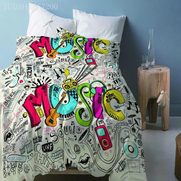 bedding sets graffiti printing 3d music themed duvet cover bed linen bedclothes twin//king size set ship
bedding sets graffiti printing 3d music themed duvet cover bed linen bedclothes twin//king size set ship