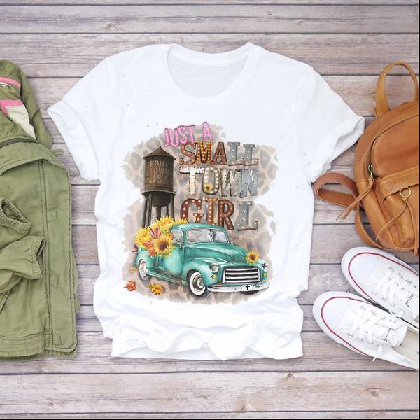 women womens t shirts summer girl sunflower truck fashion printed floral lady shirt ladies graphic female tee, White
women womens t shirts summer girl sunflower truck fashion printed floral lady shirt ladies graphic female tee, White