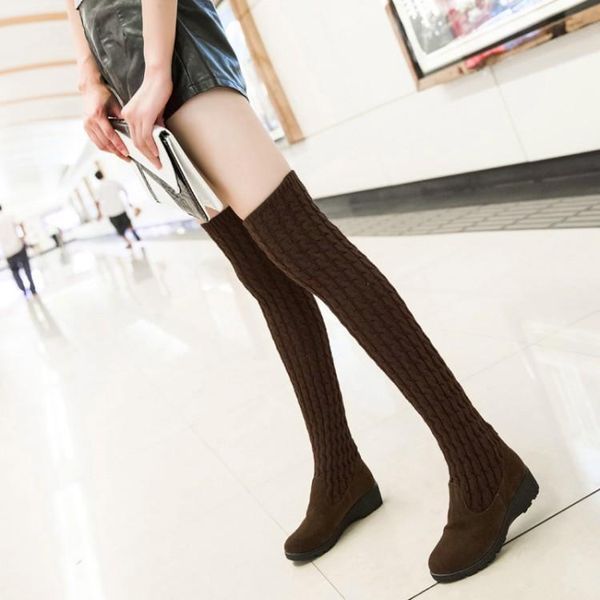 boots slim flat thigh high platform women knit over the knee shoes black winter long 2021
boots slim flat thigh high platform women knit over the knee shoes black winter long 2021