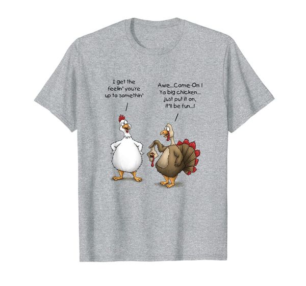 thanksgiving funny turkey cartoon novelty graphic t-shirt, White;black