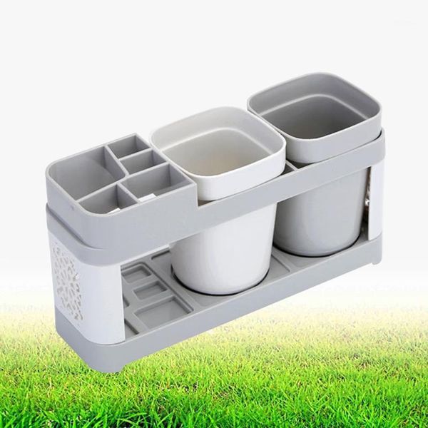 bath accessory set multi-function toothbrush holder deskpractical double cup storage shelf rack for couple home
bath accessory set multi-function toothbrush holder deskpractical double cup storage shelf rack for couple home