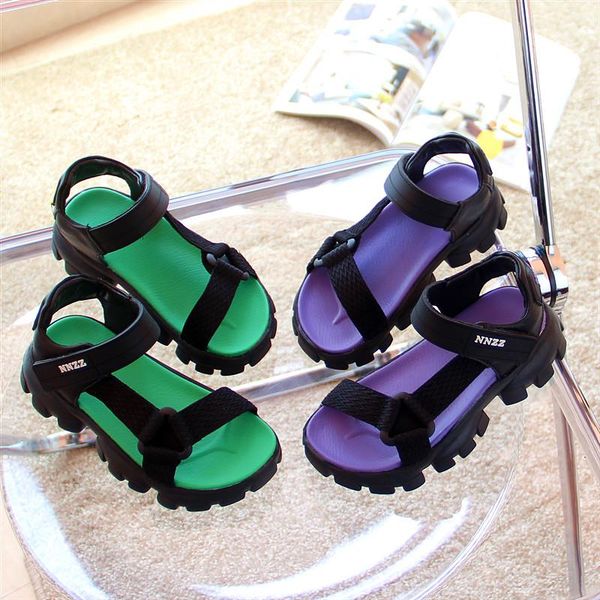 sandals children's leather sports 2021 summer girls' shoes soft-soled non-slip student casual boys beach, Black;red
sandals children's leather sports 2021 summer girls' shoes soft-soled non-slip student casual boys beach, Black;red