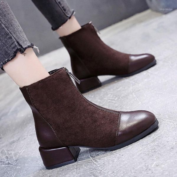 boots women suede winter 2021 ladies ankle booties round toe solid casual outdoor shoes botas mujer1, Black
boots women suede winter 2021 ladies ankle booties round toe solid casual outdoor shoes botas mujer1, Black