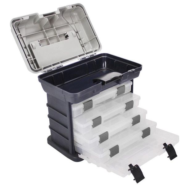 fishing accessories multi-functional tank 4-storey lure tackle tool box gear hook storage case
fishing accessories multi-functional tank 4-storey lure tackle tool box gear hook storage case