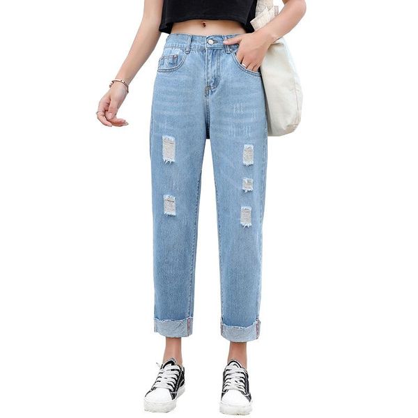 women's jeans harem women vintage denim pants ladies casual loose chic mom elastic waist boyfriends woman trousers 2021, Blue
women's jeans harem women vintage denim pants ladies casual loose chic mom elastic waist boyfriends woman trousers 2021, Blue
