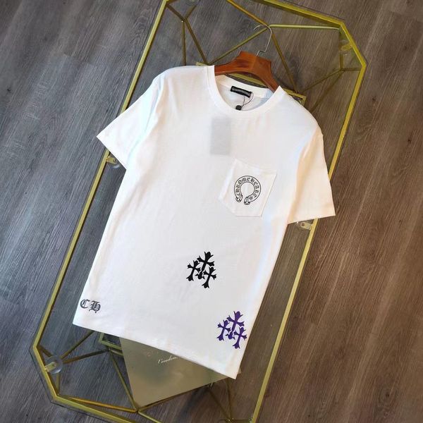t shirt ch crosin 21 summer print cross horseshoe pocket short sleeve high street back killer unisex, White;black
t shirt ch crosin 21 summer print cross horseshoe pocket short sleeve high street back killer unisex, White;black