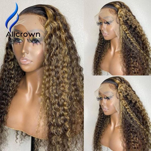 lace wigs alicrown 13x4 highlight ombre curly front human hair brazilian non-remy 180% density for women 8-24'', Black;brown
lace wigs alicrown 13x4 highlight ombre curly front human hair brazilian non-remy 180% density for women 8-24'', Black;brown
