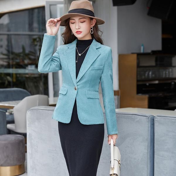 women's suits & blazers 2021 elegant autumn winter blue white women long sleeve coat female outerwear office lady jacket workwear, White;black
women's suits & blazers 2021 elegant autumn winter blue white women long sleeve coat female outerwear office lady jacket workwear, White;black