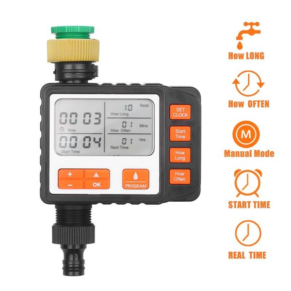 digital watering timer programmable water single outlet automatic faucet hose irrigation system controller equipments
digital watering timer programmable water single outlet automatic faucet hose irrigation system controller equipments