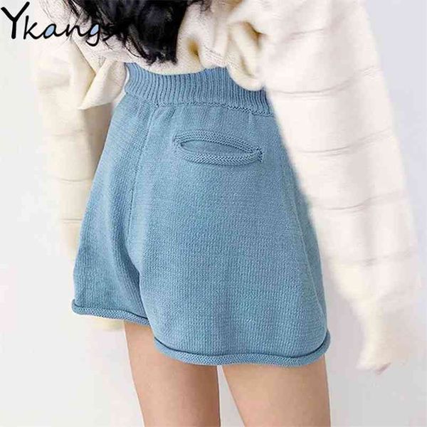 summer casual wide leg knit shorts cotton black white women mini high waist streetwear basic female fashion 210421, White;black
summer casual wide leg knit shorts cotton black white women mini high waist streetwear basic female fashion 210421, White;black