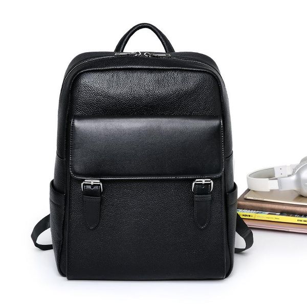 backpack brand 100% genuine leather men backpacks fashion real natural student boy luxury lager computer lapbag
backpack brand 100% genuine leather men backpacks fashion real natural student boy luxury lager computer lapbag
