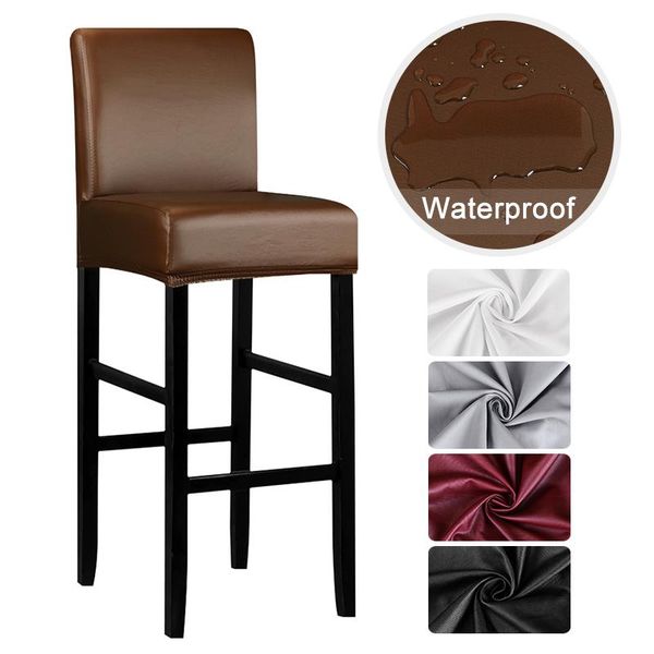 1/2/4/6 waterproof pu leather bar chair covers short back cover restaurant seat slipcover home el banquet
1/2/4/6 waterproof pu leather bar chair covers short back cover restaurant seat slipcover home el banquet