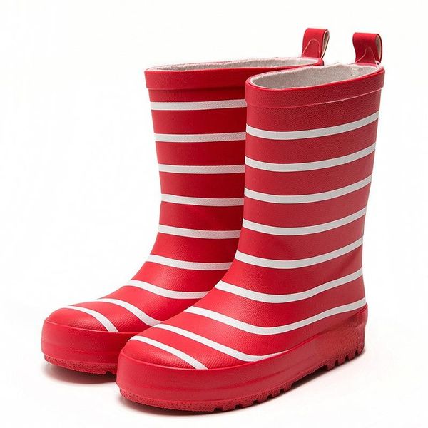 children stripe rain boots boys girls mid-calf waterproof rubber anti-slip water shoes for school boy girl red, Black;grey
children stripe rain boots boys girls mid-calf waterproof rubber anti-slip water shoes for school boy girl red, Black;grey