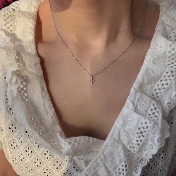 pendant necklaces 100% 925 sterling silver cubic zirconia cross gold filled charm cz collar necklace for women fine jewelry gifts
pendant necklaces 100% 925 sterling silver cubic zirconia cross gold filled charm cz collar necklace for women fine jewelry gifts