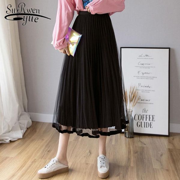 skirts fashion women pleated skirt elegant woman 2021 spring feminine high waist solid color black long 1932 50
skirts fashion women pleated skirt elegant woman 2021 spring feminine high waist solid color black long 1932 50