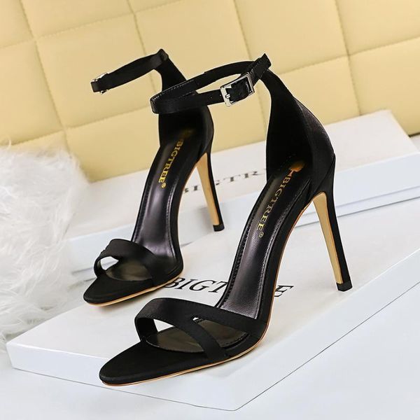 sandals bigtree shoes women satin high heels ladies fetish silk gladiator summer stiletto woman pumps plus size 34-40, Black
sandals bigtree shoes women satin high heels ladies fetish silk gladiator summer stiletto woman pumps plus size 34-40, Black