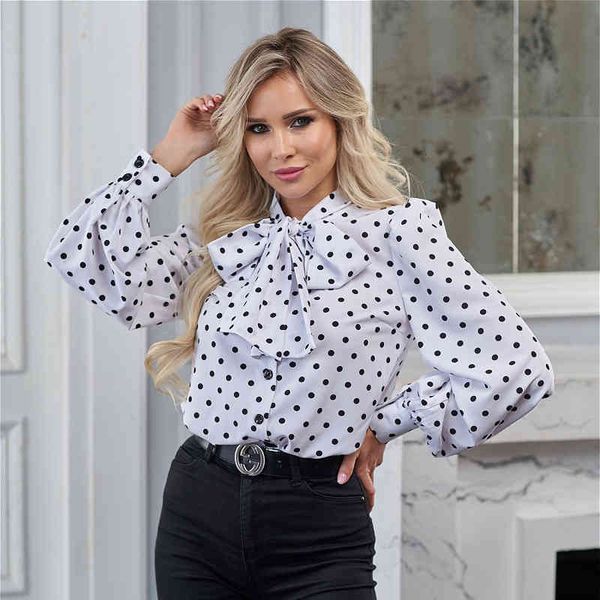 dresses casual dot printed bandage long sleeve bow collar office lady high street shirt 2021 summer fashion women blouse, Black;gray
dresses casual dot printed bandage long sleeve bow collar office lady high street shirt 2021 summer fashion women blouse, Black;gray