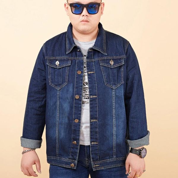 men's jackets loose jacket casual fatty overalls autumn and winter plus size denim men clothing coat, Black;brown
men's jackets loose jacket casual fatty overalls autumn and winter plus size denim men clothing coat, Black;brown