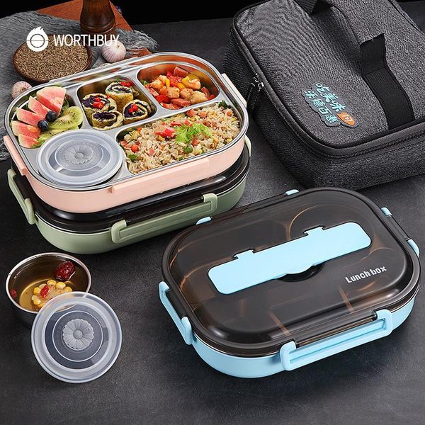 large 18/8 stainless steel lunch box tableware bowl leak-proof bento for kid school container kitchen dinnerware sets
large 18/8 stainless steel lunch box tableware bowl leak-proof bento for kid school container kitchen dinnerware sets
