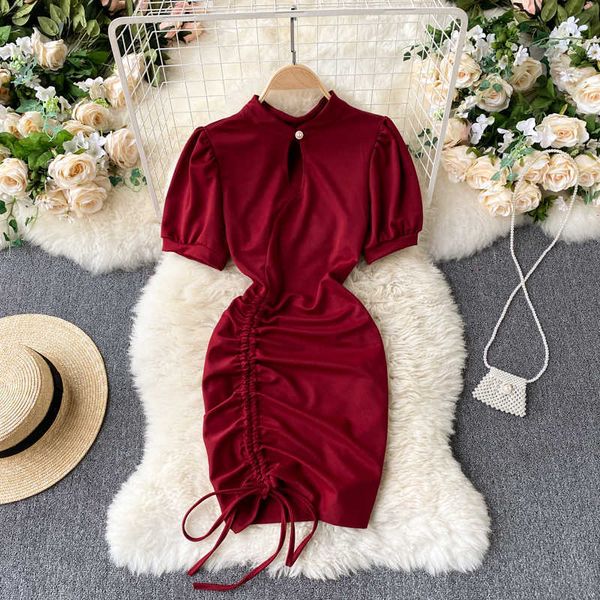 deat women drawstring pleated hollow out buttocks dress short sleeve stand collar slim fashion spring summer 11b564 210709, Black;gray
deat women drawstring pleated hollow out buttocks dress short sleeve stand collar slim fashion spring summer 11b564 210709, Black;gray