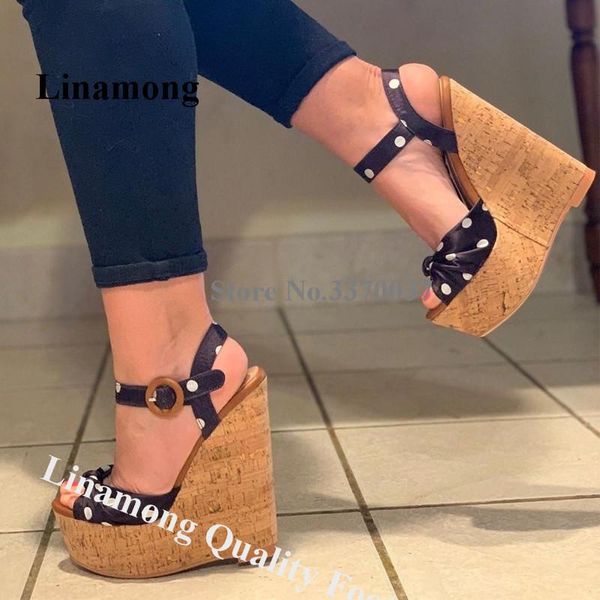 dress shoes linamong women summer black white wave point high platform wedge sandals hieight increased ankle strap buckle wedges heels
dress shoes linamong women summer black white wave point high platform wedge sandals hieight increased ankle strap buckle wedges heels