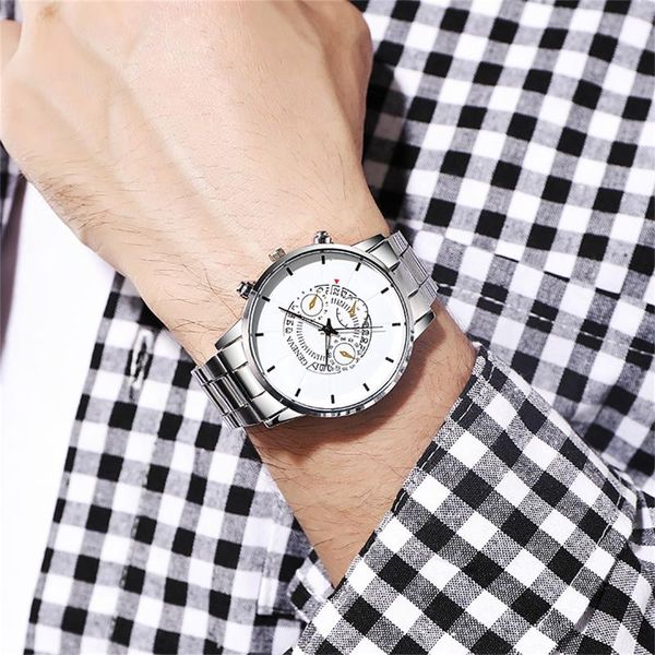 wristwatches 2021 luxury watches quartz watch fashion round dial casual wrist for men elegant reloj males, Slivery;brown
wristwatches 2021 luxury watches quartz watch fashion round dial casual wrist for men elegant reloj males, Slivery;brown