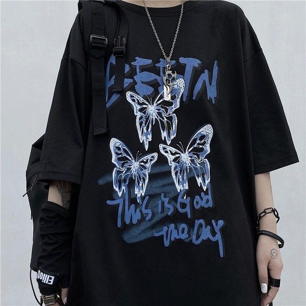 women's t-shirt summer graphic t shirts harajuku wind hundred butterfly print korean version of loose short sleeve shirt womens tide, White
women's t-shirt summer graphic t shirts harajuku wind hundred butterfly print korean version of loose short sleeve shirt womens tide, White
